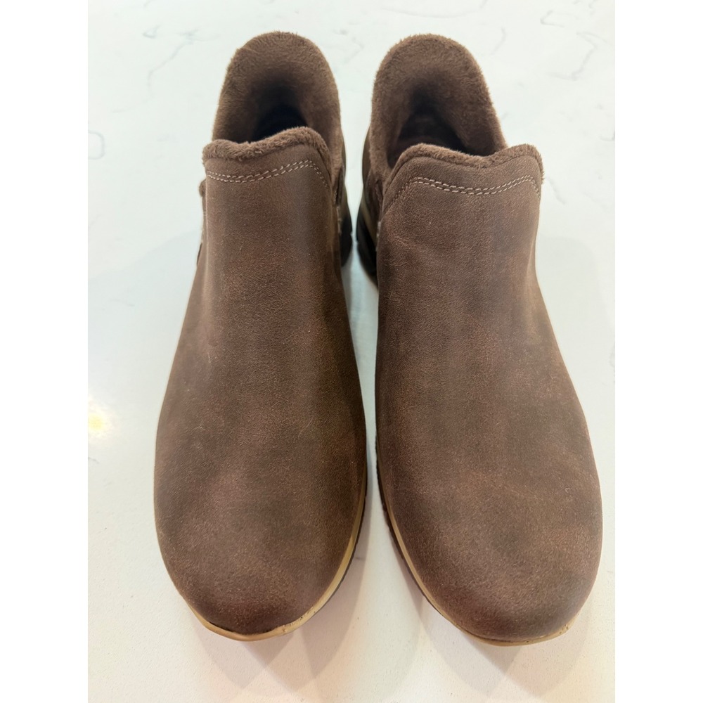 Skechers Slip-ins Relaxed Fit Easy Going High Zip Boots Brown Women 9 167872 - Picture 1 of 5